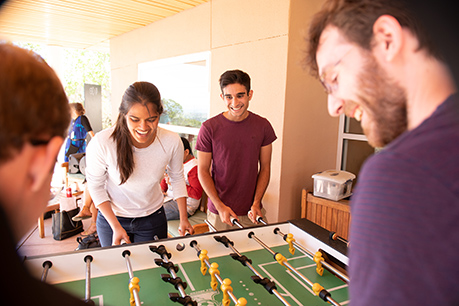Young people playing table football. Link to Gifts by Estate Note estate_note.jpg