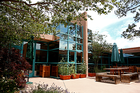Front of the Santa Fe Institute. Link to Gifts of Real Estate real_estate.jpg